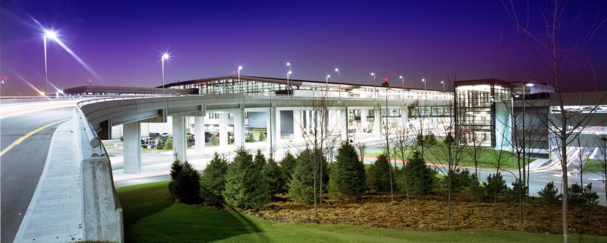 Ottawa Airport at night